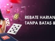 Rebate Live Casino Harian Tanpa Batas, Tanpa Rollover